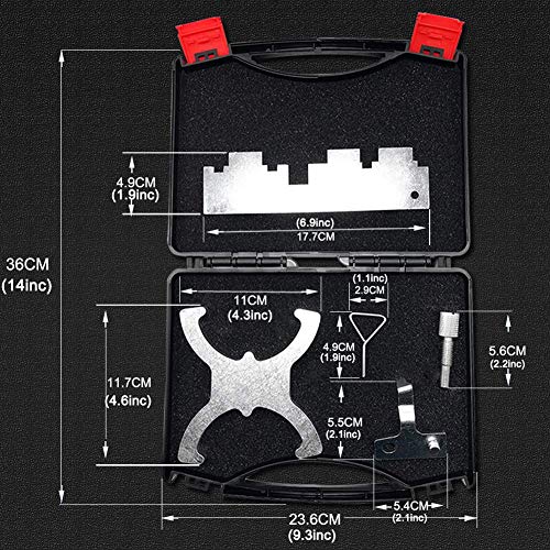 Fanlide 1.5L & 1.6L Petrol Engine Belt Drive Locking Timing Tool Kit for Ford Focus Fiesta VCT