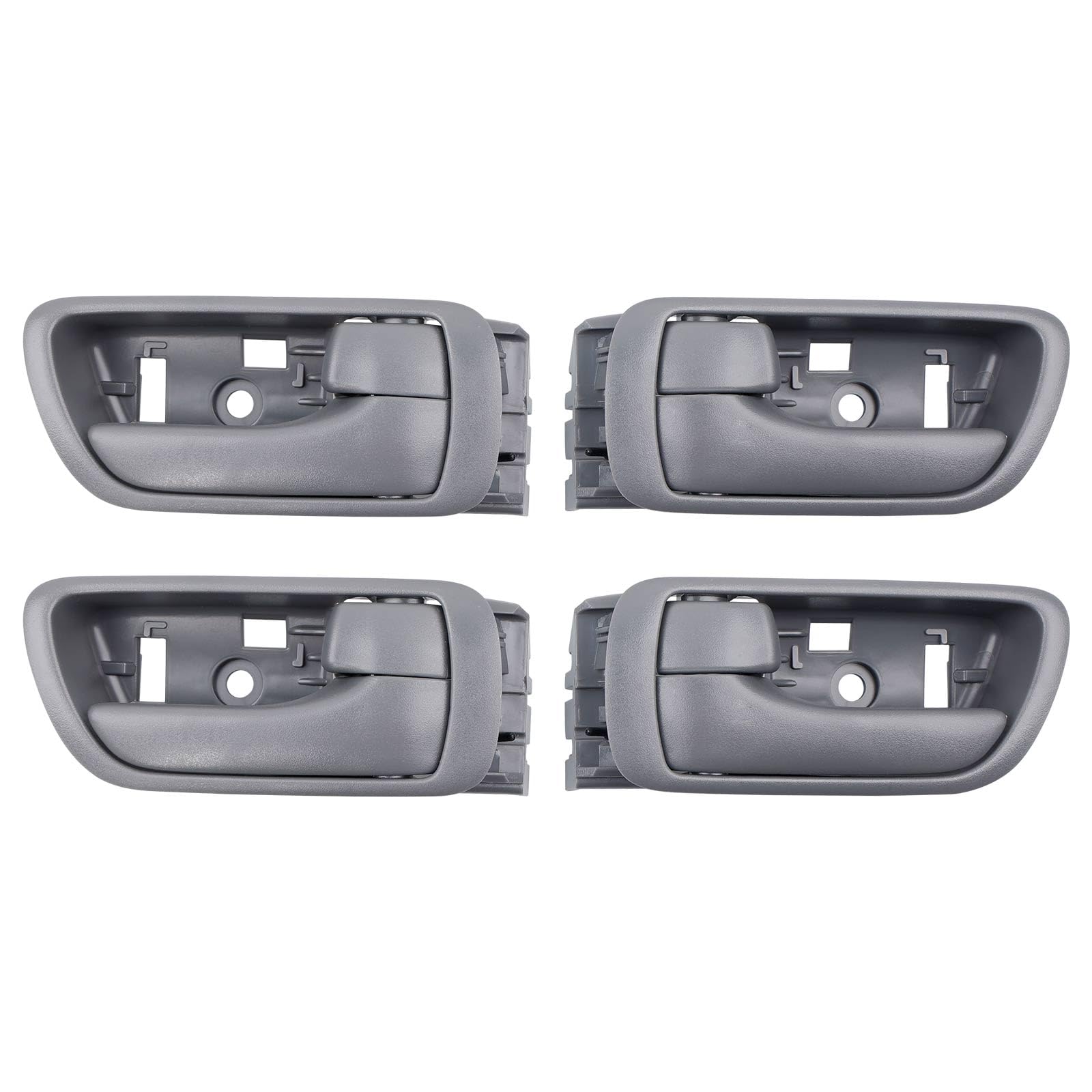 Photo 1 of Interior Door Handles Set 4PCS, Front & Rear Inside Left Driver & Right Passenger Side Grey Handle With Door Lock Button, Compatible with Toyota Camry 2002-2006,Replaces# 69206AA021B2 69205AA021B2