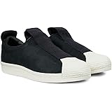 adidas superstar slip on black women's
