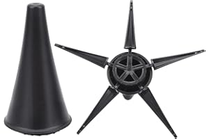 Foldable Clarinet Stand, Portable Clarionet Floor Holder 5‑Legs Flute Bracket Wind Instrument Accessory