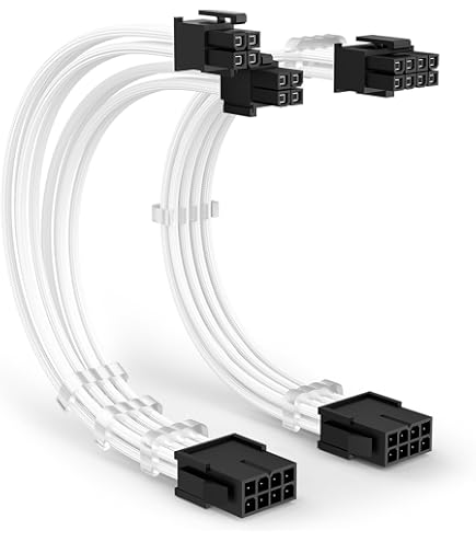 Amazon.com: Corsair CP-8920050 Standard Power Cable Kit, White