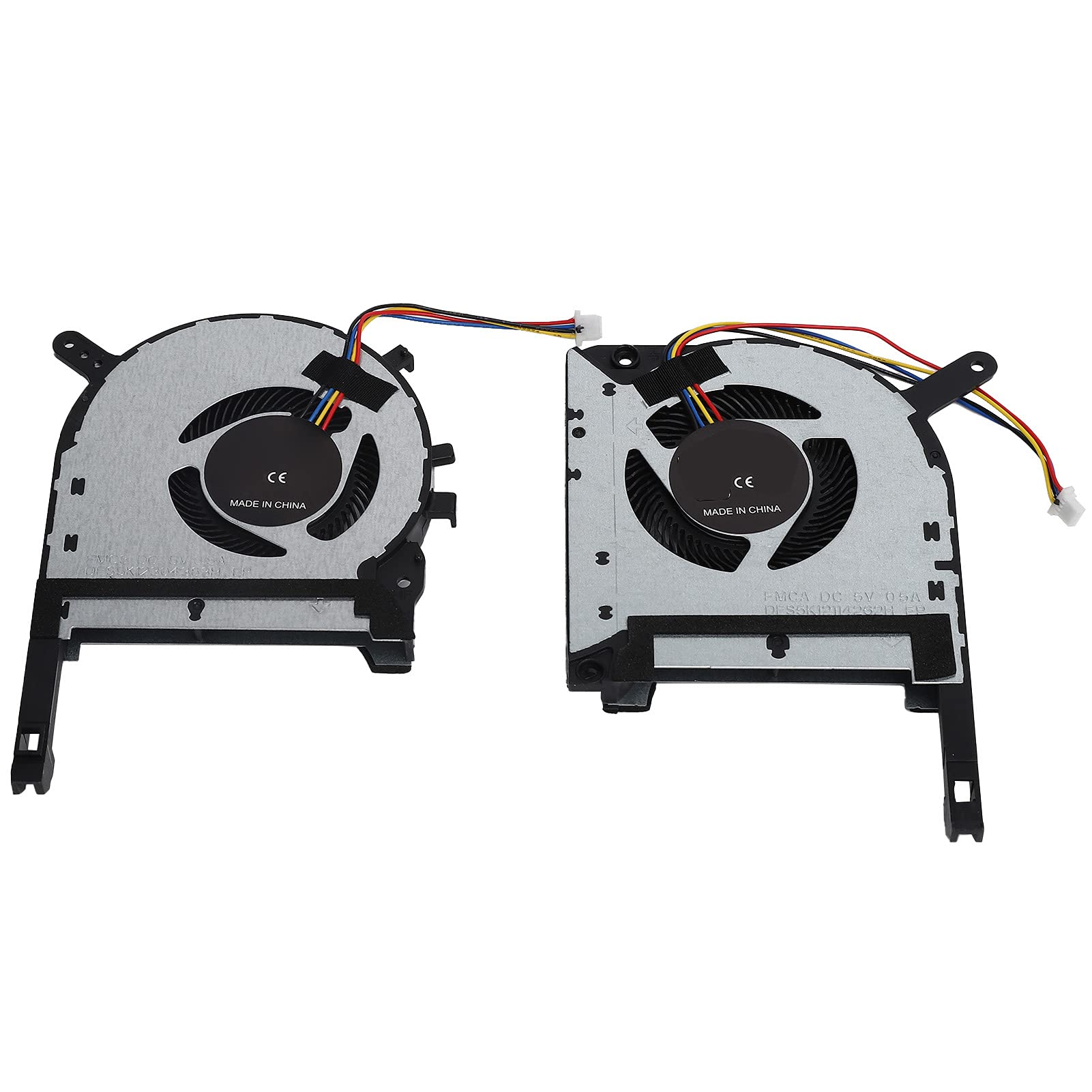 Cooling Fans for TUF FX505ge FX505gm FX505dt FX705, Laptop Cooling Fans, DFS5K12114262H GPU FAN, Laptop CPU GPU Fan, 4 Pin Interface, 2pcs