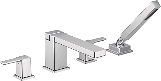 Moen Ts914 90 Degree Two Handle Deck Mount Roman Tub Faucet Trim