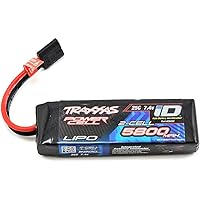 Traxxas Batterie LiPo 7600mAh 7.4V 2S 25C Power Cell Avec Connecteur Traxxas ID (2869X) - Coque Rigide Noire