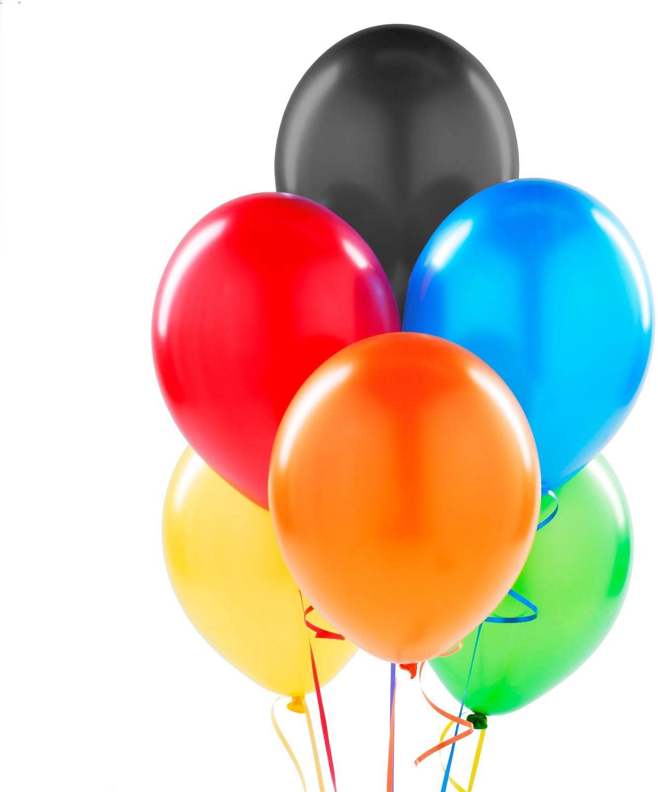 144 Colorful Latex Balloons - 11 inch Helium Balloons for Party Decoration