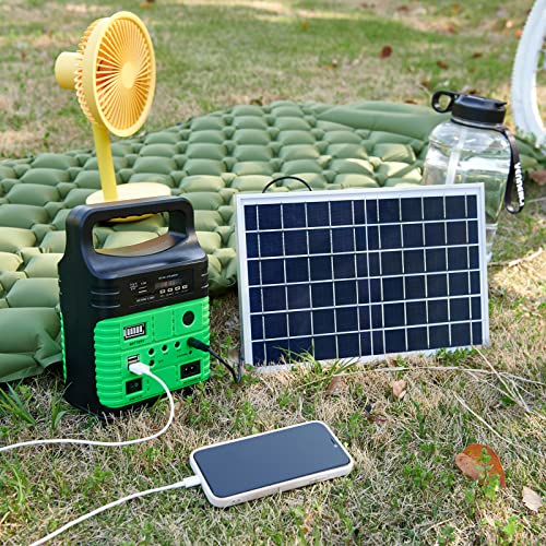 UPEOR Solar Power Bank 8000mAh Solar Lightning System with Solar Panel
