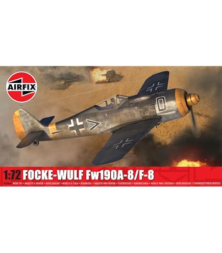 Amazon.com: Focke Wulf FW-190A-5/U12 1/48 Hasegawa : Arts, Crafts
