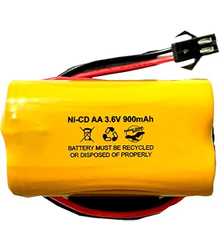 2 Pack 4.8V Ni-Cd Battery Replacement For Exit Sign & Emergency Lights - Fits MK Power, Dantona, BST Models