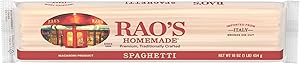 Rao's Homemade Spaghetti Pasta, 16oz, Traditionally Crafted, Premium Quality, From Durum Semolina Flour, Traditional Bronze D