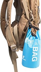 Uncle Paul Boat Dry Bag Blue 2L Waterproof Floating Dry Bag Kayak Canoe view 5