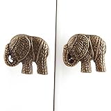 Indian Shelf 4 Pack Iron Antique Elephant Animal