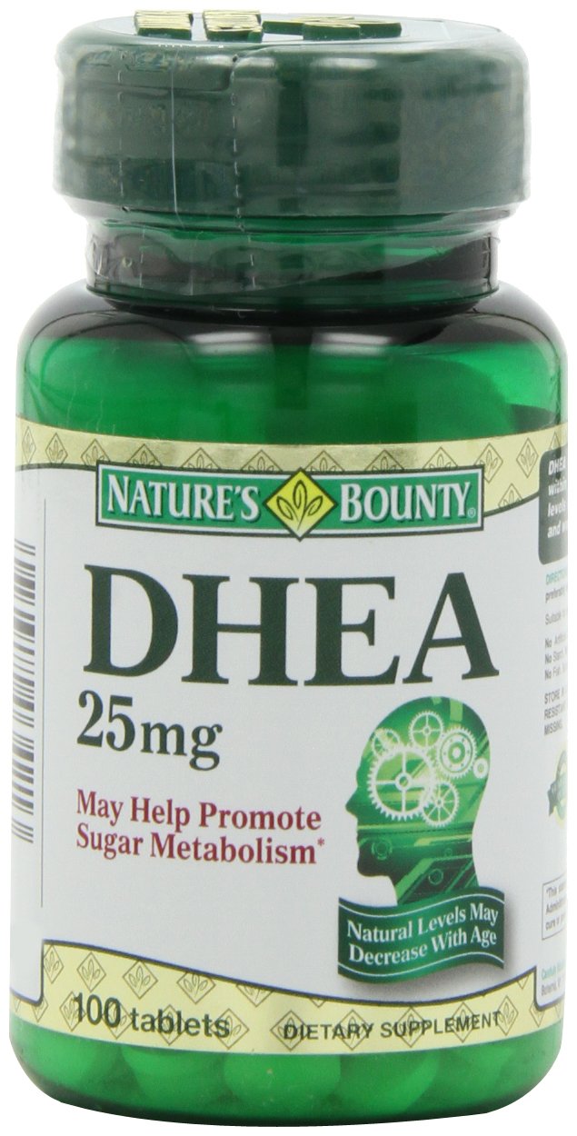 Buy Nature's Bounty DHEA 25 mg 100 Tablets Online at Low Prices in India Amazon.in