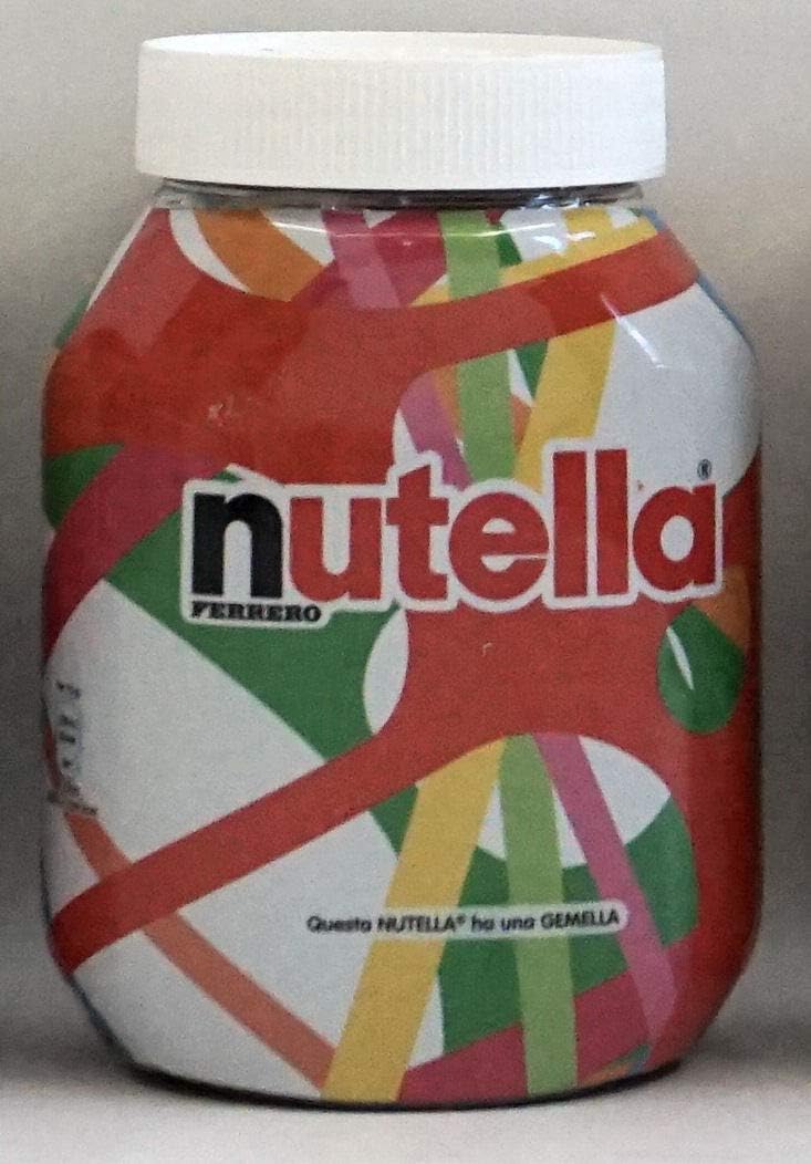 Ferrero "Nutella" Chocolate Hazelnut Spread, "Pop 2019" Random Design and Color 32.62 Ounce (925g)