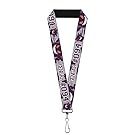 Buckle Down Lanyard - 1.0" - Gengar #94 Poses Splatter Gray/purple Accessory