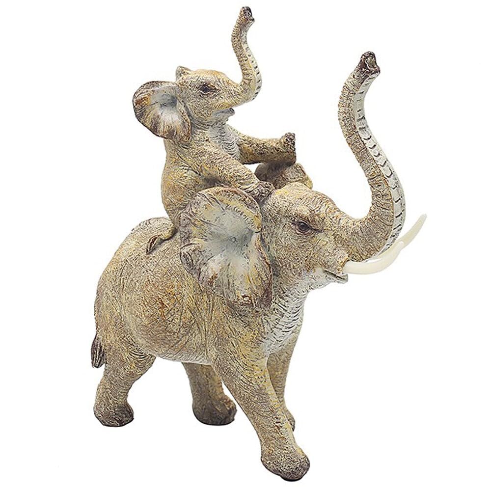 Lesser & Pavey Elephant with Calf Figurine For Home & Office | Home Decor Ornaments Gift For Women & Men | Beautiful Figurine For Indoor & Outdoor | Living Room Decor Ornaments — image 1