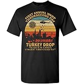 First Annual WKRP Turkey Drop Vintage Thanksgiving Day Tee - Unisex T-Shirt
