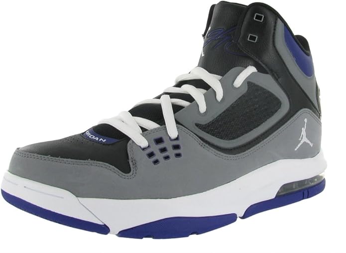 Amazon.com | NIKE Jordan Flight 23 RST Black Cool Grey Purple Men Basketball Shoes 512234-017 