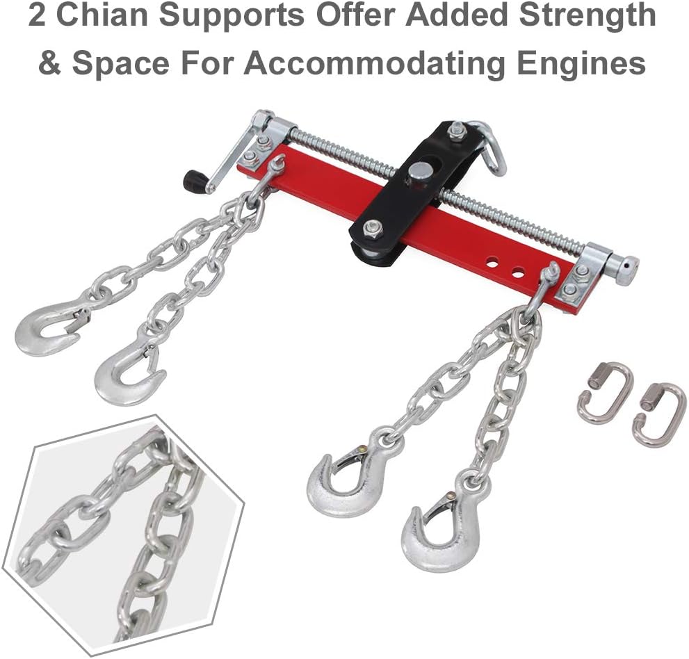 Hydraker 1600Lbs Engine Load Leveler Engine Hoist Shop Crane Accessory: Automotive