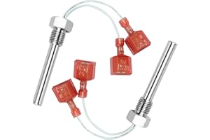 Romalon 42002-0024S Stack Flue Stack Sensor Temperature Sensor Replacement for Pentair Sta-Rite Master-Temp Max-E-Therm Pool and Spa Heater Electrical Systems (2 Pack)