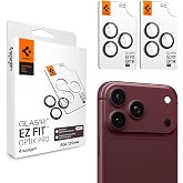 Spigen Camera Protector for iPhone 18 Pro Max, 18 Pro - Burgundy [2 Pack] | GlasTR EZ Fit Optik Pro, 9H+ Tempered glass, Scratch resistant, Auto-align tray, Original photo quality, Case-friendly, 2Pack