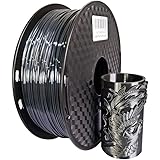 Silk Black PLA Filament 1.75mm 1KG 3D Printing Filament Silky Shiny Shine Metallic PLA 3D Printer Materials 2.2LBS Spool Wide