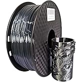 CC3D Silk Black PLA Filament 1.75mm 1KG 3D Printing Filament Silky Black PLA Gloss Shiny Metallic PLA Black 3D Printer Materi