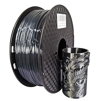 Amazon Com Silk Black 3d Printer Pla Filament 1 75mm Silky Shine Metallic Gold Pla 3d Printing Materials 1kg Spool Widely Compatible Fdm 3d Printer Industrial Scientific
