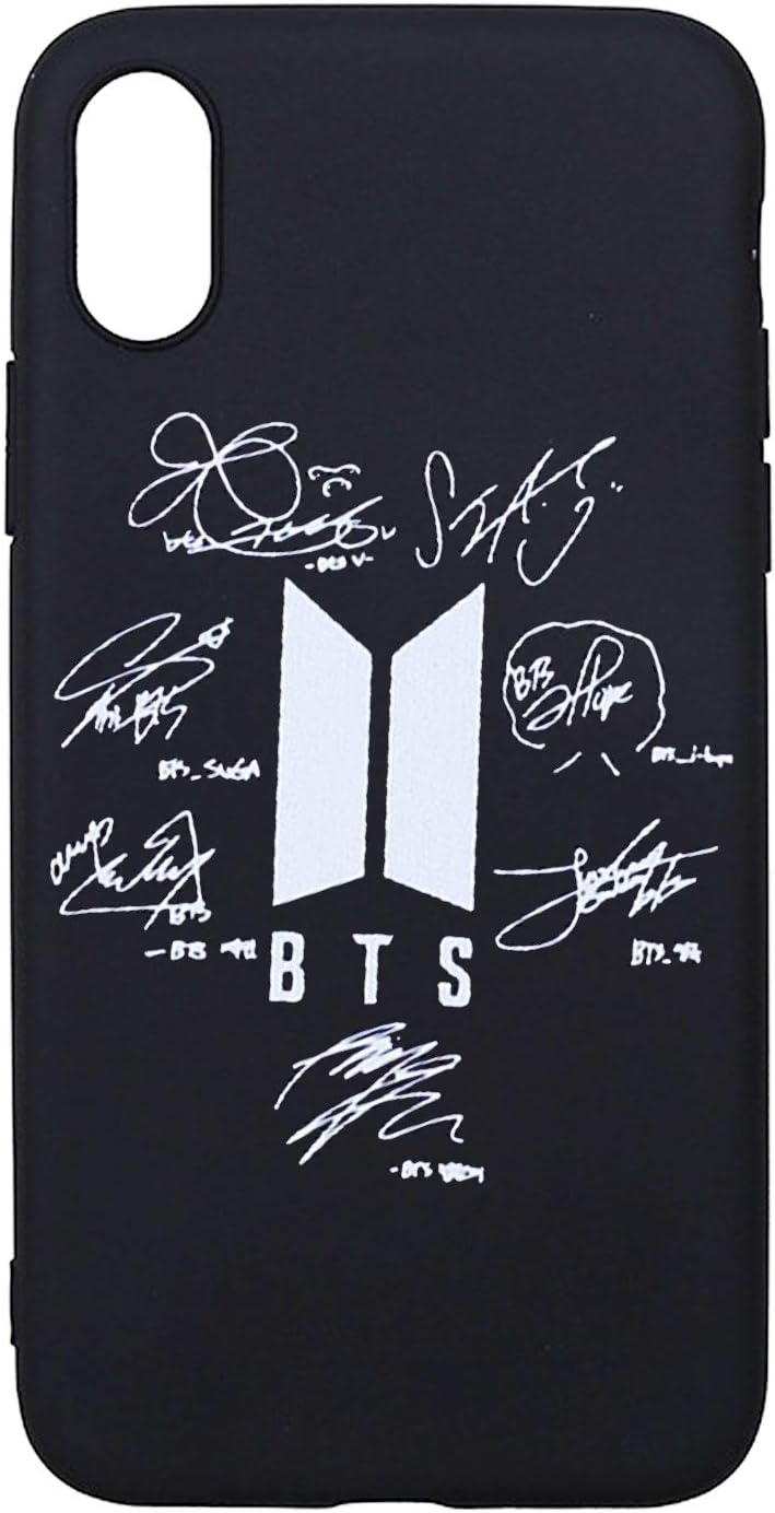 Ymine Kpop BTS Soft TPU Phone Case for iPhone X Xs Max Xr Jimin Suga Cover