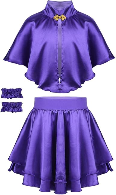 girls purple princess dress