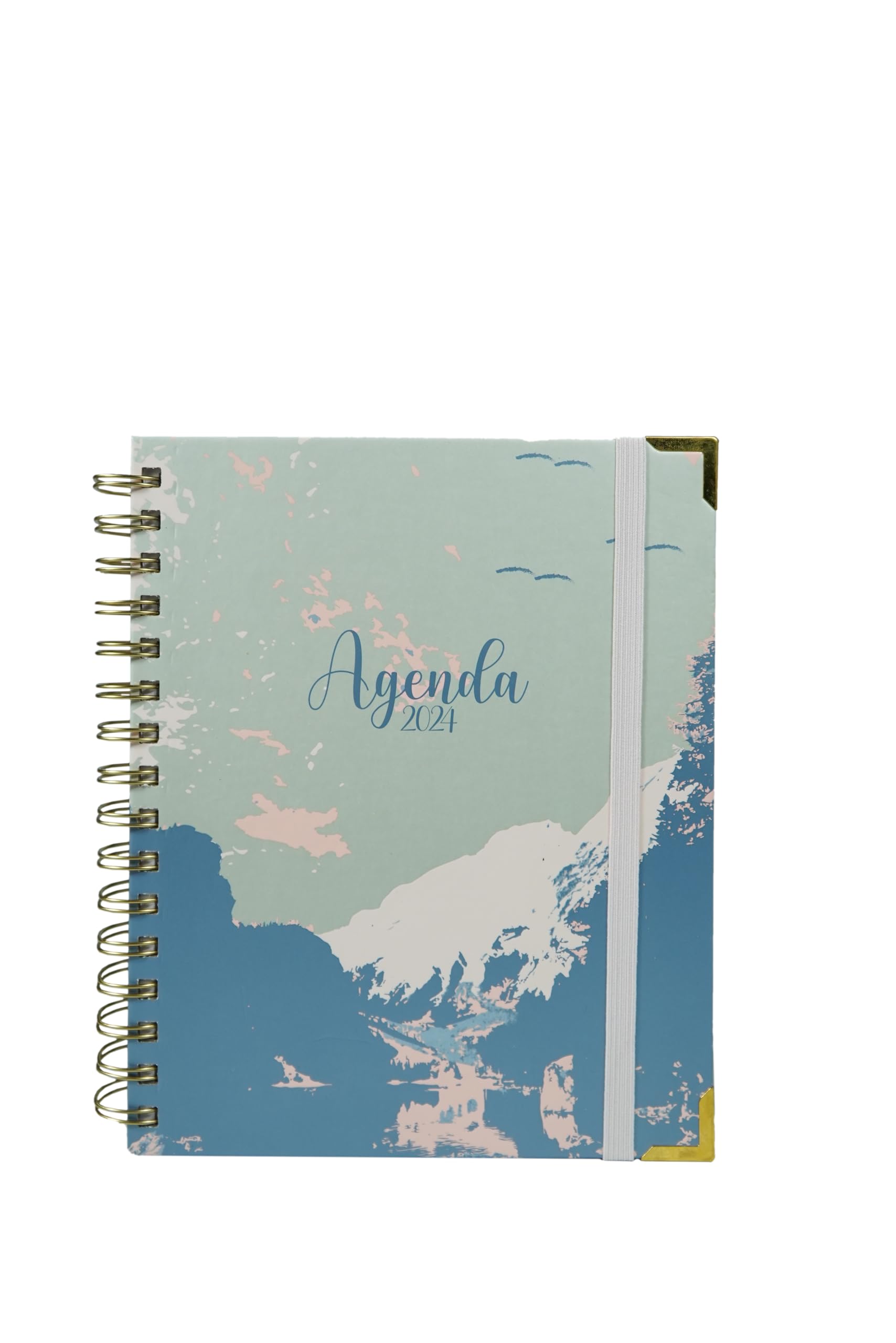 School Diary Page by Day | Ideal for Teachers and Students | Blue | Measures 2 x 18 x 21.5 cm – Sweet Color