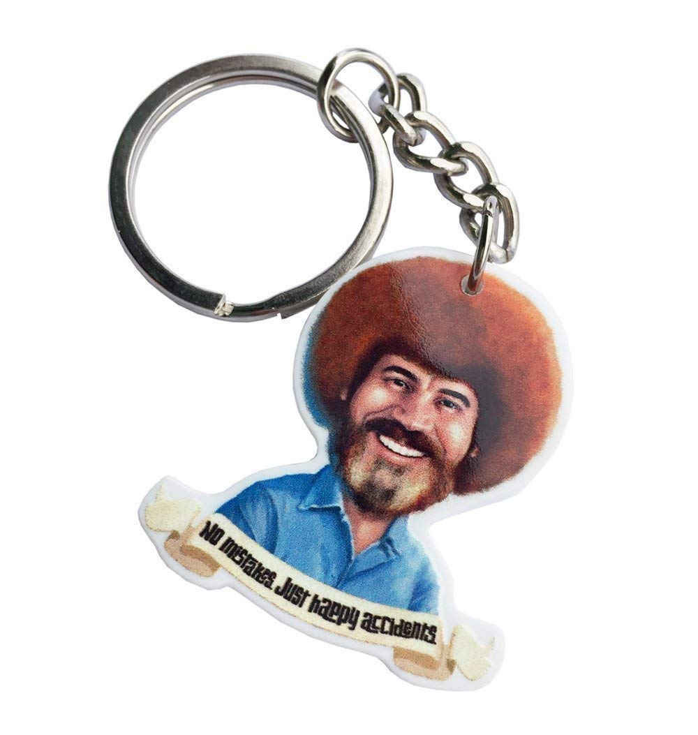 bob ross keyring