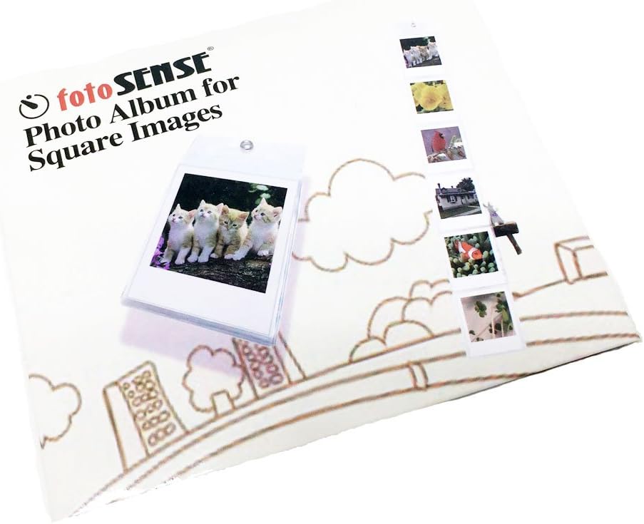 fotoSENSE Square Wall Album for Fujifilm Instax SQUARE Film (Holds 6 Photos) - Image 3