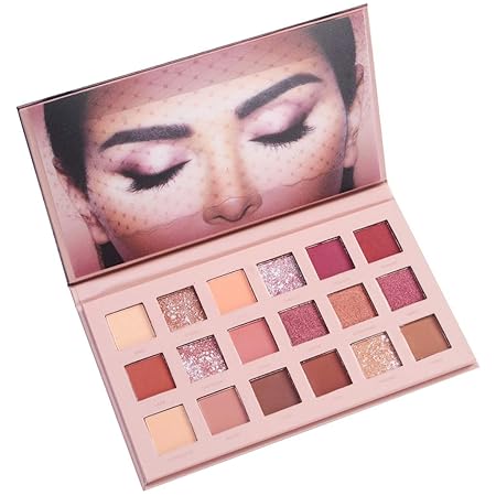 Lidschatten Palette 18 Farben Matte Lidschatten Make-Up Palette Warm Eyeshadows Palette-Eyeshadow Palette Matt-Lidschatten Gl