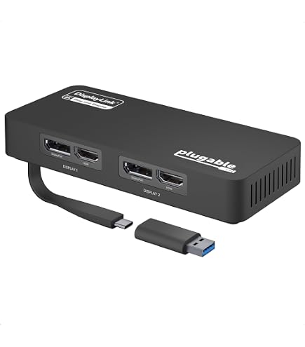 Amazon.com: ELECABLE USB 3.0 to Dual DisplayPort Adapter - 5K+5K