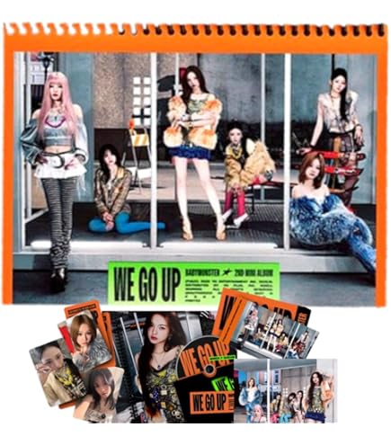 Amazon.com: BABYMONSTER WE GO UP [PATTERN 6 Ver Set] 2nd Mini