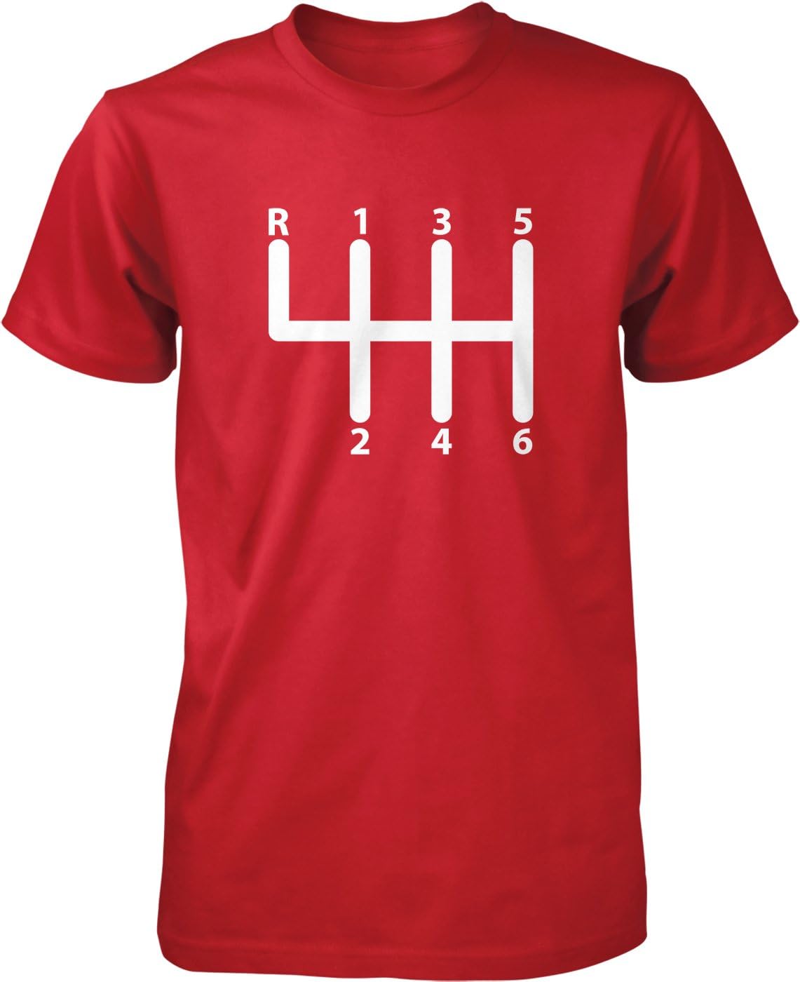 Hoodteez 6 Speed Manual Transmission, Stick Shift Men's T-Shirt