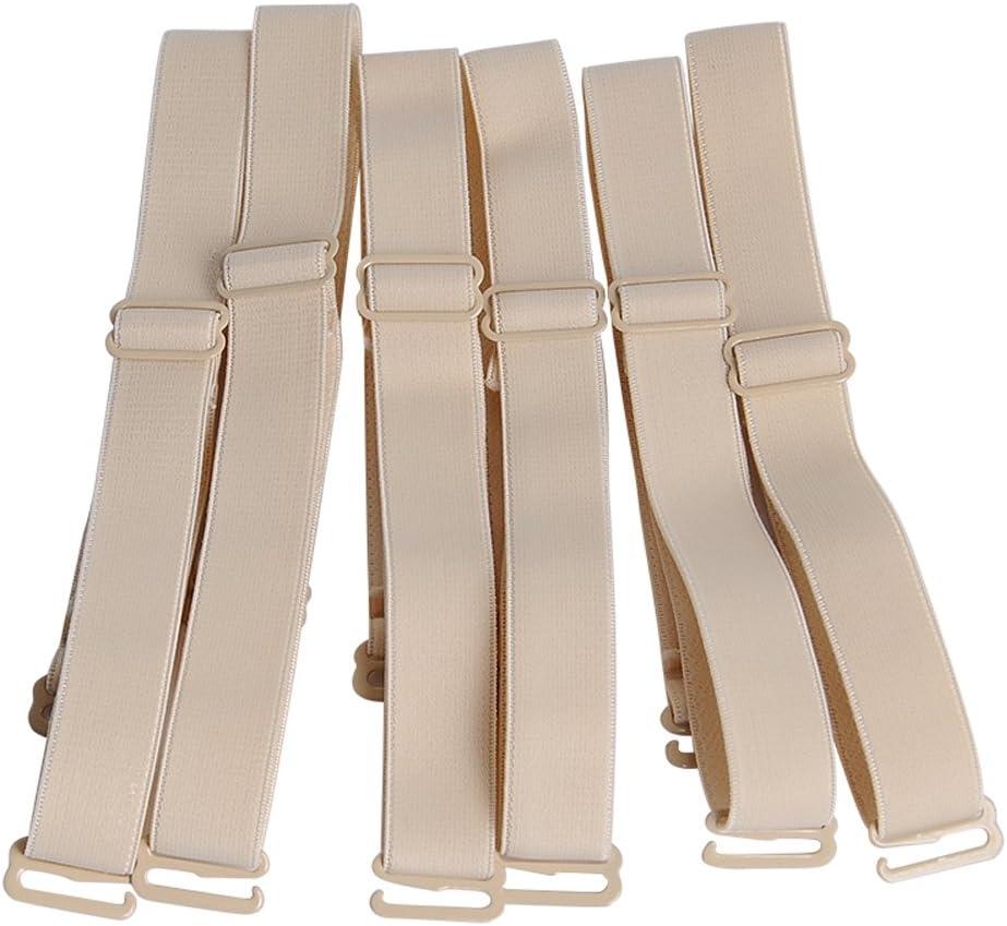 ClosecretWomen's Convertible Bra Straps with 12mm 15mm 18mm Width Optional