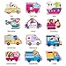 Wooden Lacing Beads Vehicle Block Set, Educational Hand String Toy Cars, Learning Jigsaw Puzzle Play Mat Gift for Ages 6, 9, 12 Months 1, 2, 3 Years Old, Babies, Girls, Boys, Toddlers & Kids