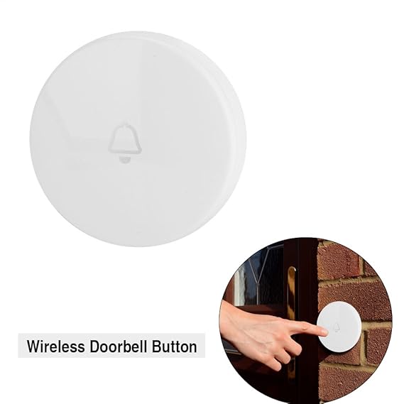 Buy 433MHz Wireless Doorbell Button Operating at Over 300feet for Home