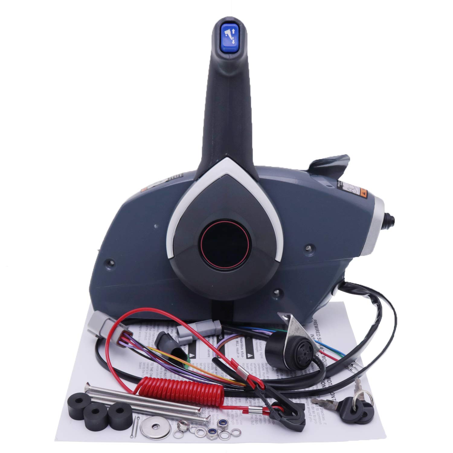 Photo 1 of ** VERY USED** YIXIN 5006180 Boat Motor Side Mount Remote Control Box Compatible with Johnson Evinrude OMC BRP Outboard Engine