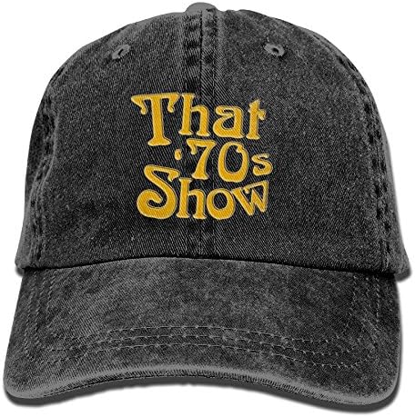 XingHHuo That is 70s Show 2018 Adjustable Washed Cap Cowboy Baseball Hat Black