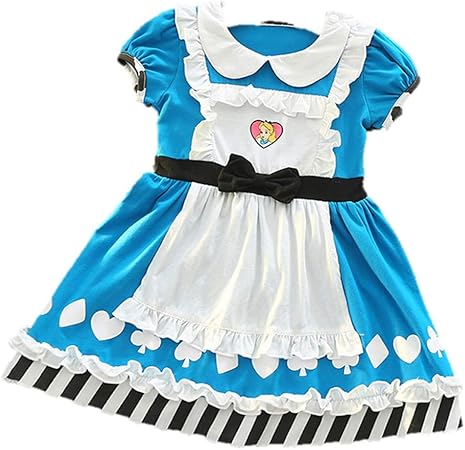 Amazon Co Jp Taitas プリンセス ワンピース コスプレ 子供 ドレス 110 アリス2 おもちゃ