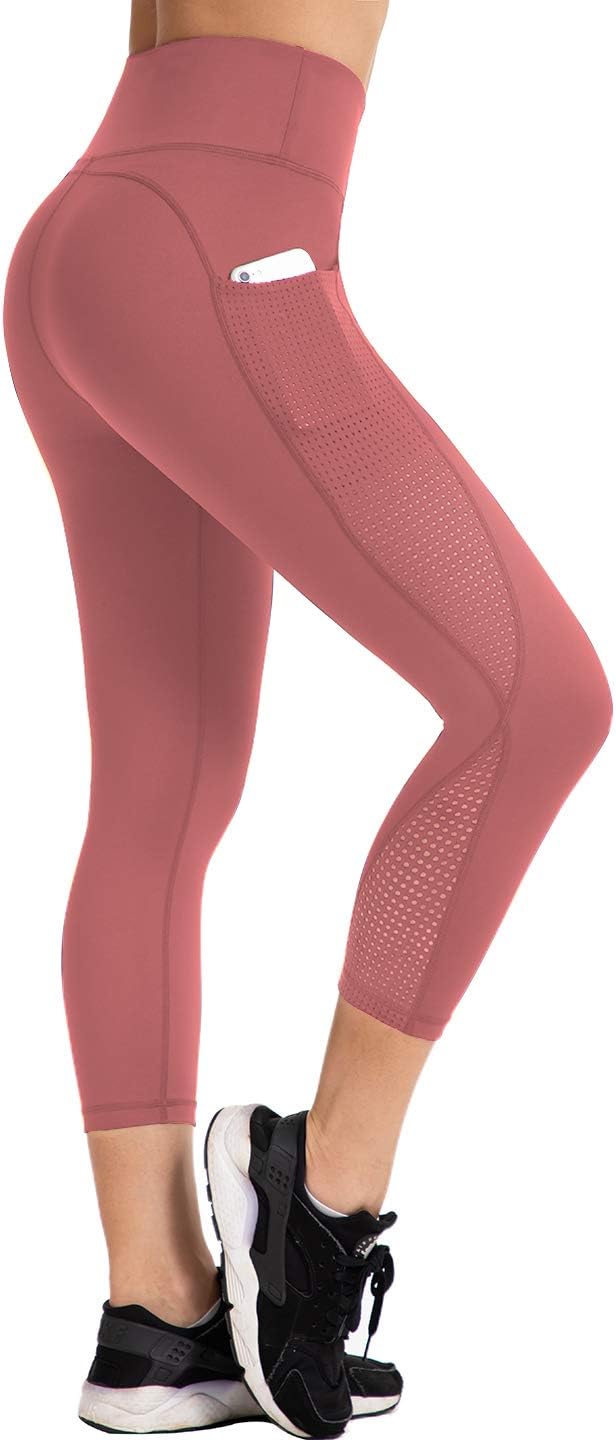 High Waisted Leggings for Women,Yoga Pants with Pockets, Tummy Control, Squat Proof, for Workout, Running