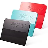 FOSHIO PPF Squeegee for Vinyl, 3 in 1 Different Hardness Medium Size Anti-Scratch TPU Rubber Window Tint Squeegee for Paint P