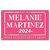 Melanie Flag Pink 3x5 Ft Funny Man Cave Wall