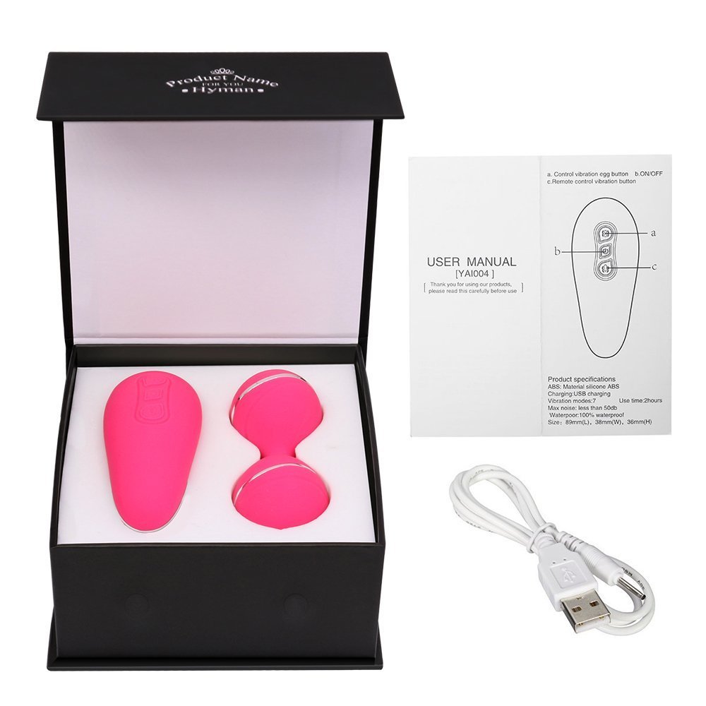 Vibratoren Liebeskugeln mit Vibration,Kegal Balls mit Fernbedienung für Frauen Beckenbodentrainer,Wasserdicht