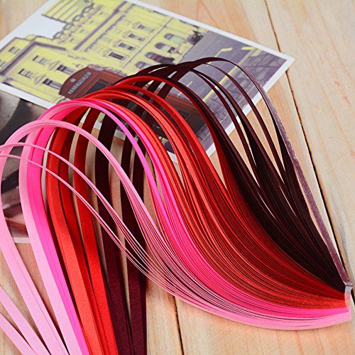 Paper Quilling Strips Set，36 Colors 900 Strips Width 3mm Length 39cm