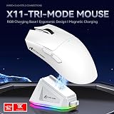 ATTACK SHARK X11 Gaming Mouse with Magnetic Dock 22000 DPI PixArt 3311 view 2