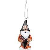 FOCO - NFL Officially Licensed 3.5" Gnome Resin Xmas Christmas Tree Team Hanging Ornament (Cincinnati Bengals)