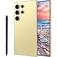 BDWJW C23 Ultra 5G Smartphone,6GB+256GB Fully Cell Phone for Android 13, 6.8" Unlocked Cell Phone, 6800mAh, 48MP+108MP Dual Camera/Dual(Yellow)
